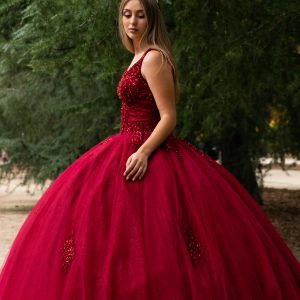 Vestido Pomposo Rojo